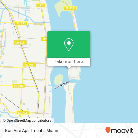 Mapa de Bon Aire Apartments