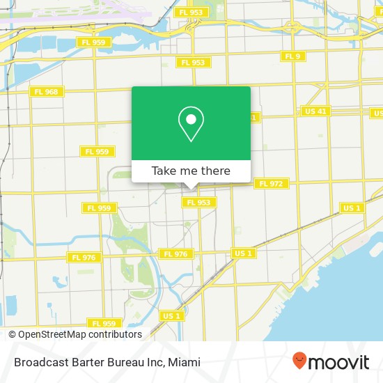 Broadcast Barter Bureau Inc map