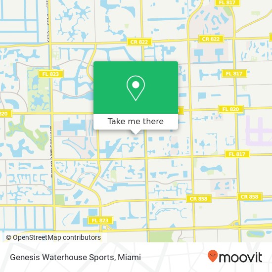 Genesis Waterhouse Sports map