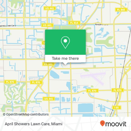 April Showers Lawn Care map