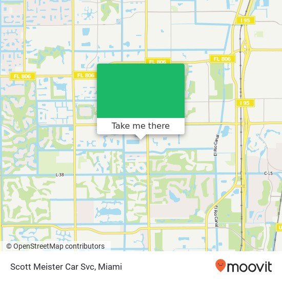 Mapa de Scott Meister Car Svc