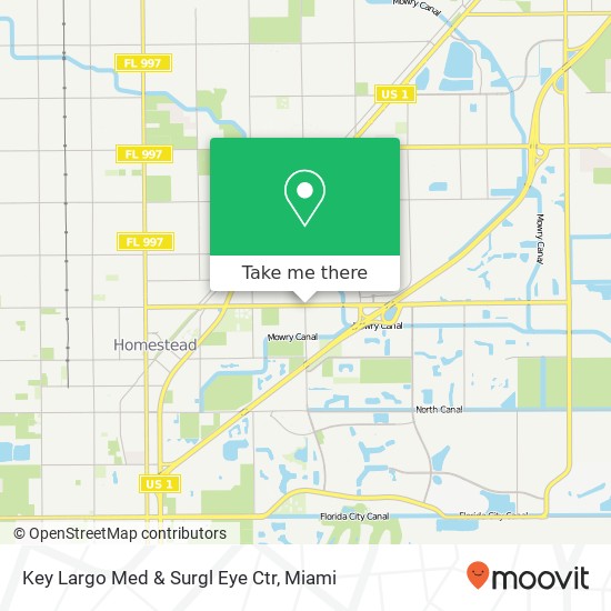 Key Largo Med & Surgl Eye Ctr map