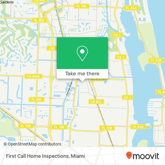 Mapa de First Call Home Inspections