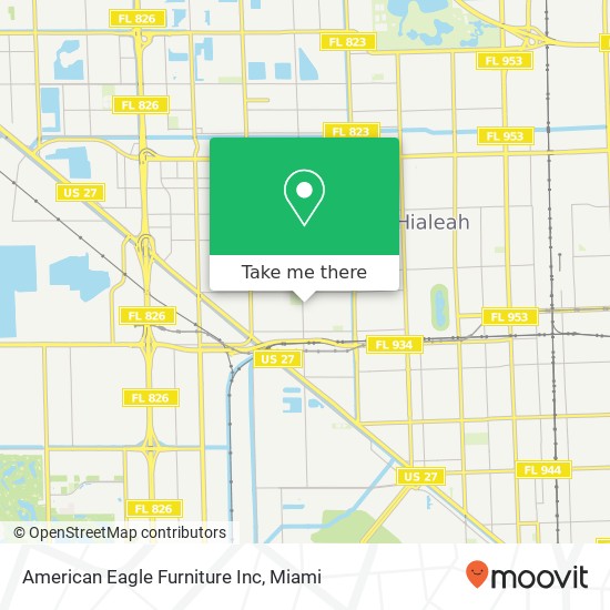 American Eagle Furniture Inc map