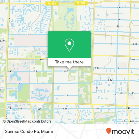 Sunrise Condo Pb map