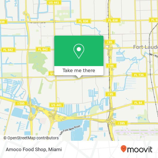 Amoco Food Shop map