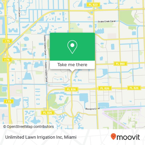 Unlimited Lawn Irrigation Inc map