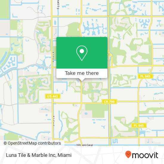 Luna Tile & Marble Inc map