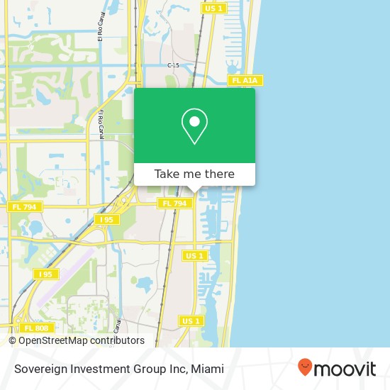 Sovereign Investment Group Inc map