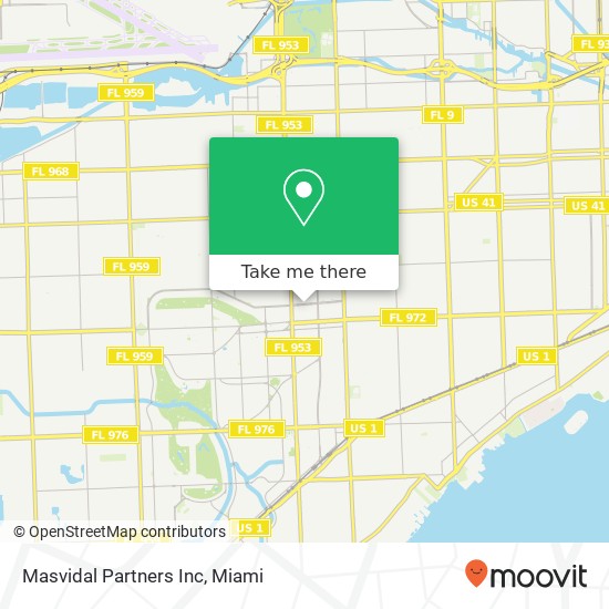Mapa de Masvidal Partners Inc