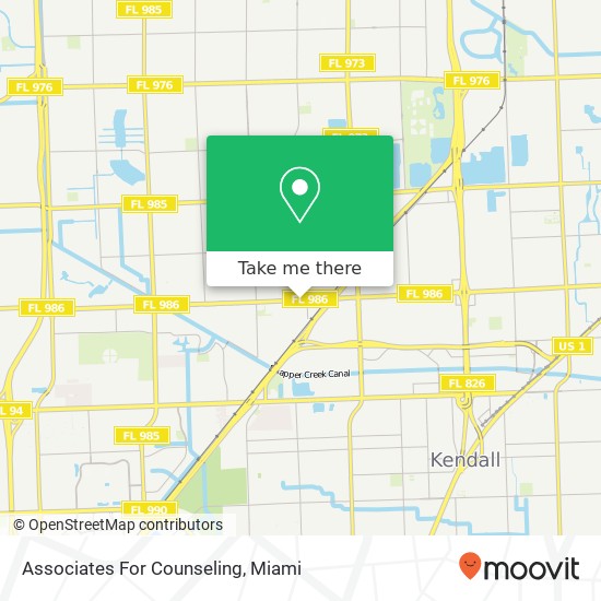 Associates For Counseling map