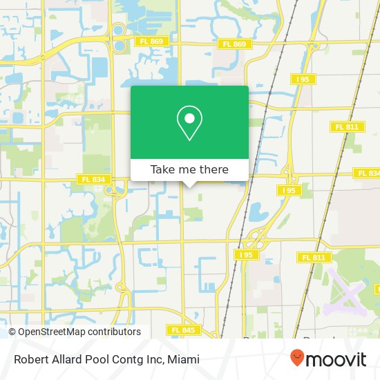 Robert Allard Pool Contg Inc map