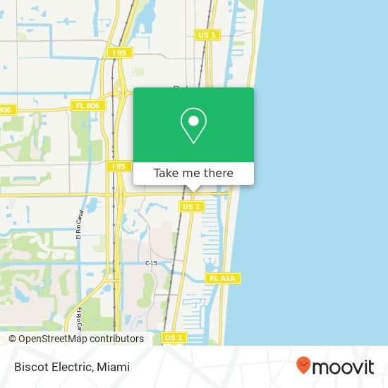Biscot Electric map