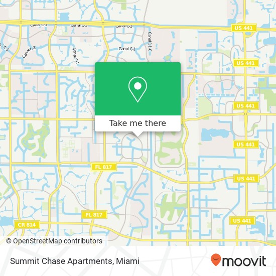 Summit Chase Apartments map