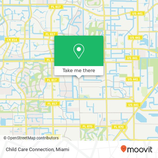 Child Care Connection map