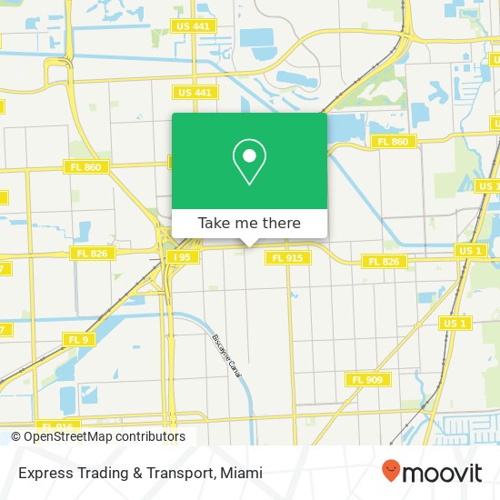 Mapa de Express Trading & Transport