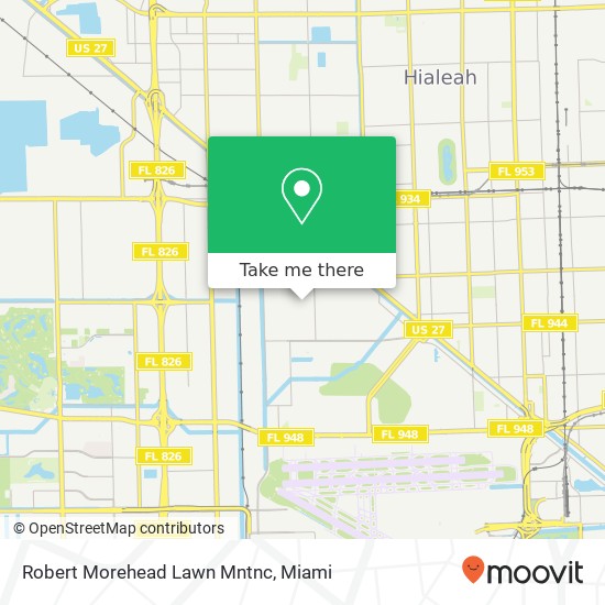Mapa de Robert Morehead Lawn Mntnc