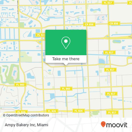 Mapa de Ampy Bakery Inc