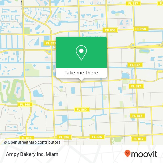 Ampy Bakery Inc map