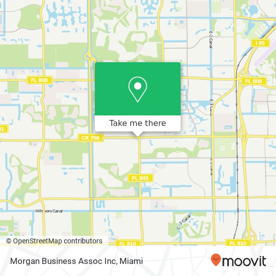 Morgan Business Assoc Inc map