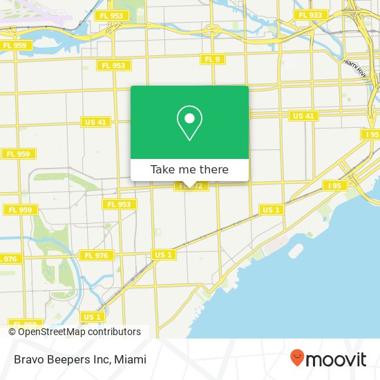 Bravo Beepers Inc map