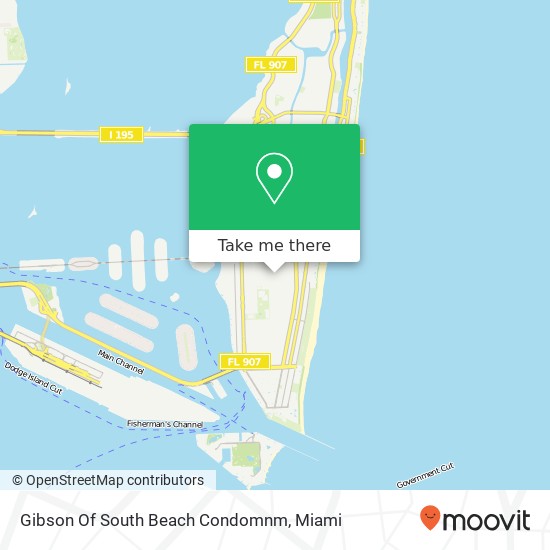Gibson Of South Beach Condomnm map