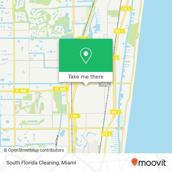 South Florida Cleaning map
