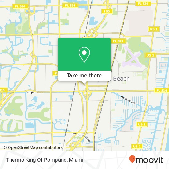 Thermo King Of Pompano map