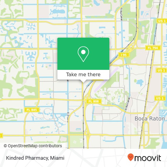 Kindred Pharmacy map