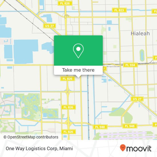 One Way Logistics Corp map