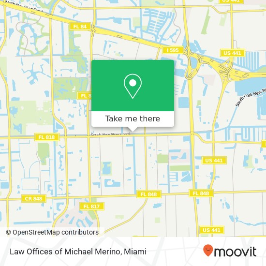 Mapa de Law Offices of Michael Merino