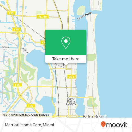 Mapa de Marriott Home Care