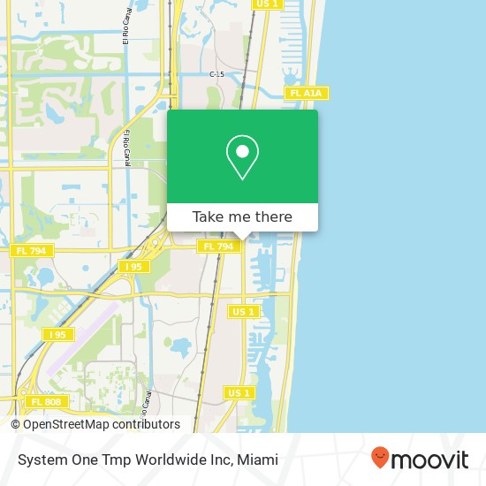 System One Tmp Worldwide Inc map