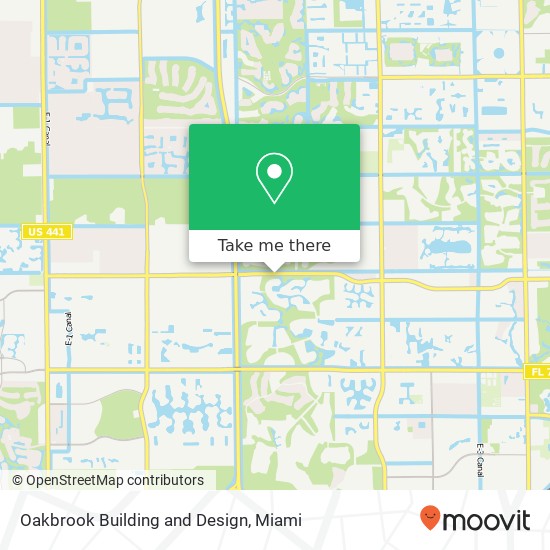 Oakbrook Building and Design map