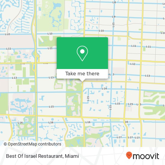 Mapa de Best Of Israel Restaurant