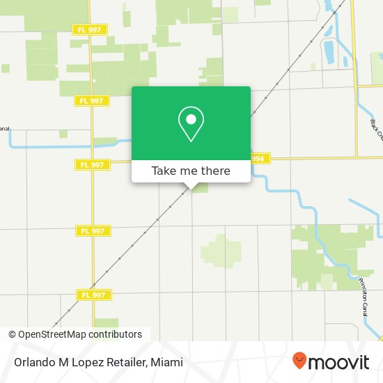 Orlando M Lopez Retailer map