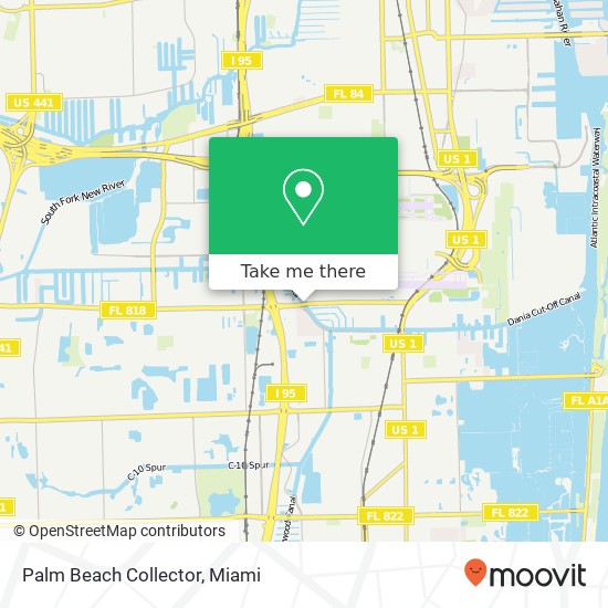 Mapa de Palm Beach Collector