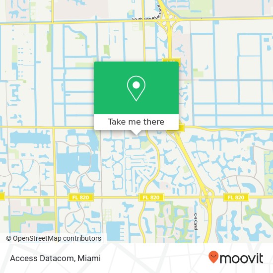 Access Datacom map