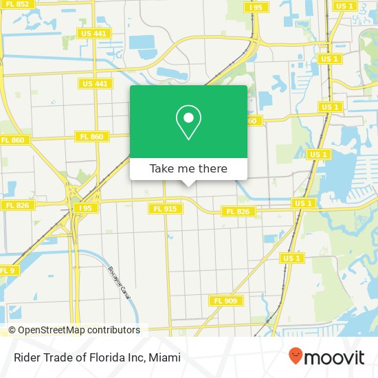 Mapa de Rider Trade of Florida Inc