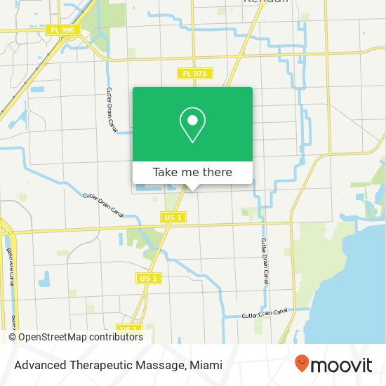 Advanced Therapeutic Massage map