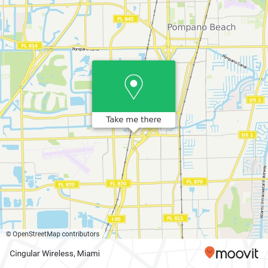 Mapa de Cingular Wireless