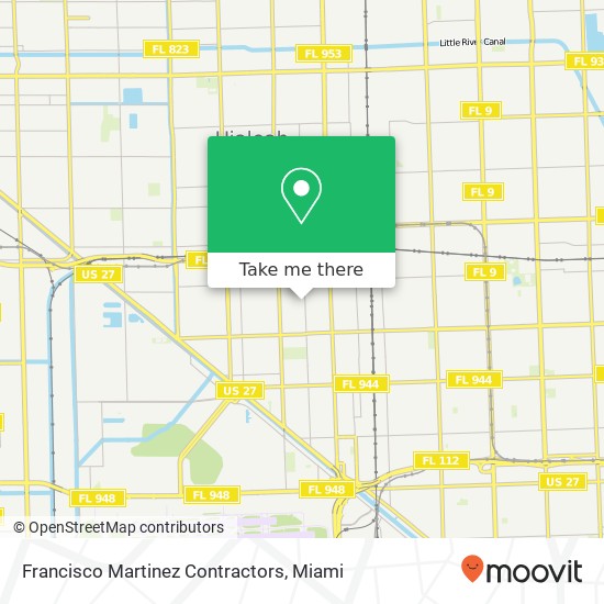 Francisco Martinez Contractors map