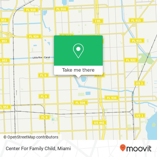 Center For Family Child map