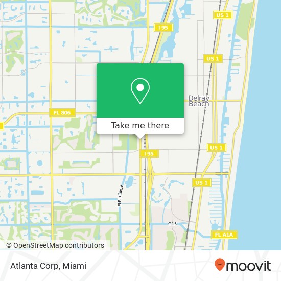 Mapa de Atlanta Corp