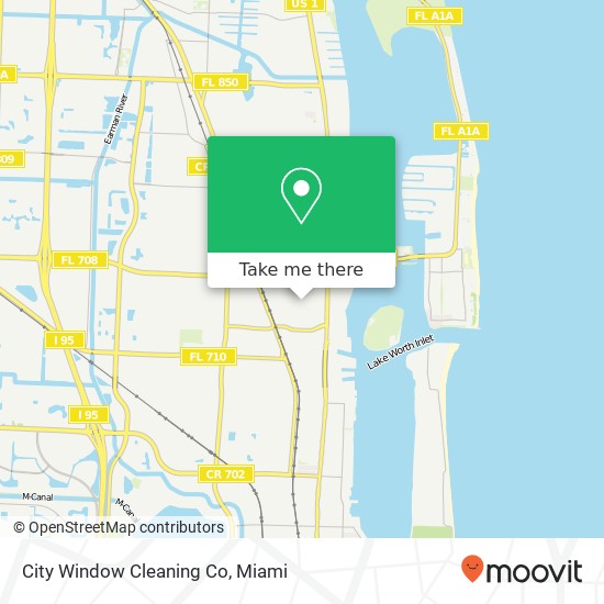 City Window Cleaning Co map