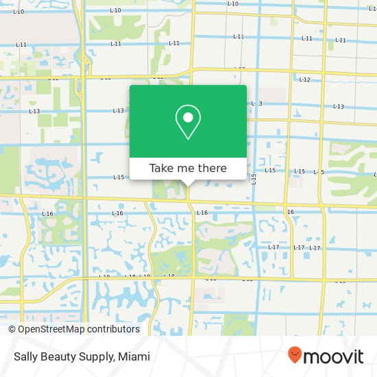 Sally Beauty Supply map