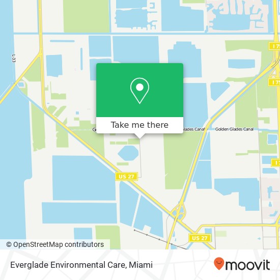 Everglade Environmental Care map