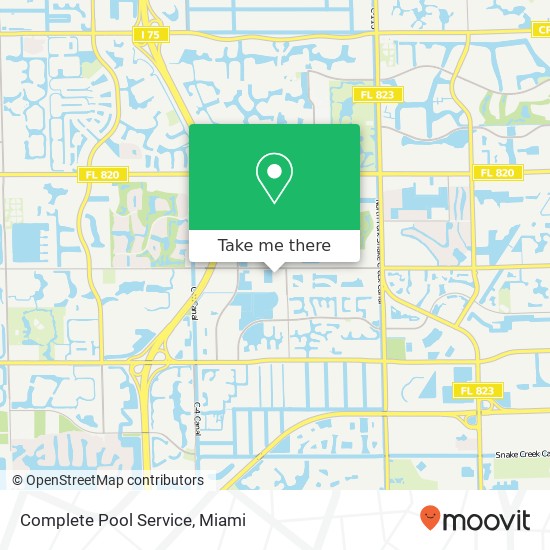 Complete Pool Service map