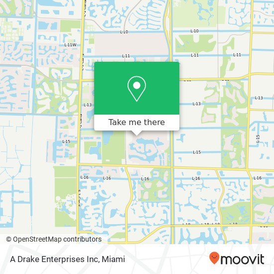 A Drake Enterprises Inc map