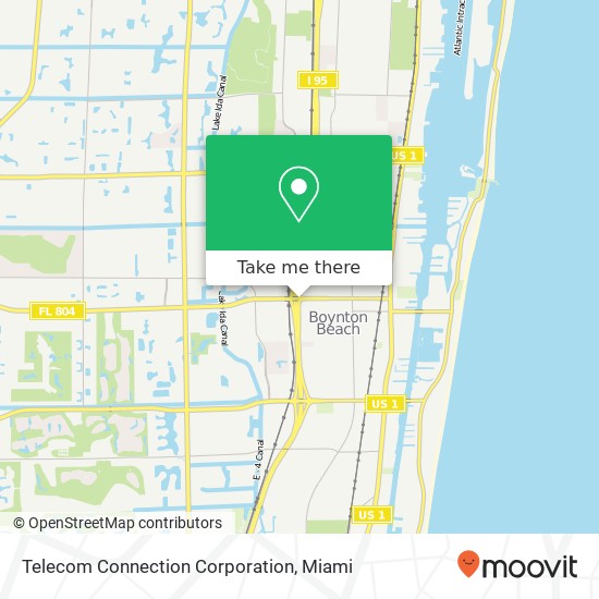 Mapa de Telecom Connection Corporation